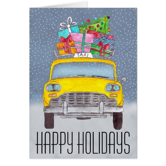 New York Yellow Cab Weihnachtsgeschenke (Vorne)