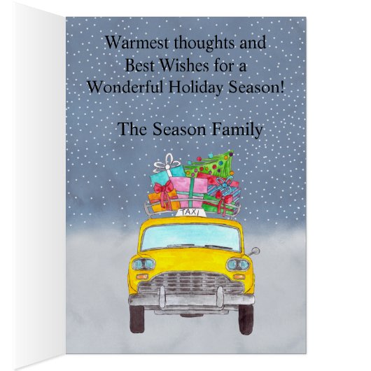 New York Yellow Cab Weihnachtsgeschenke (Innen (Rechts))