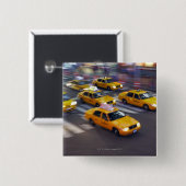 New York Yellow Taxi Button (Vorne & Hinten)