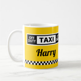 New York Yellow Taxi Cab Fun Retirement Kaffeetasse