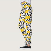 New York Yellow Taxi Cab Muster Leggings (Links)