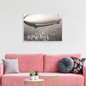 New York Zeppelin Leinwanddruck (Insitu (Wohnzimmer))