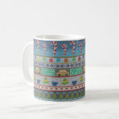 New York zu Weihnachten Kaffeetasse (Vorderseite Links)