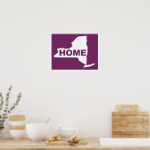 New York Zuhause Poster Sign (Küche)