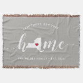 New York Zuhause Staaten Personalisiert Decke (Vorderseite)