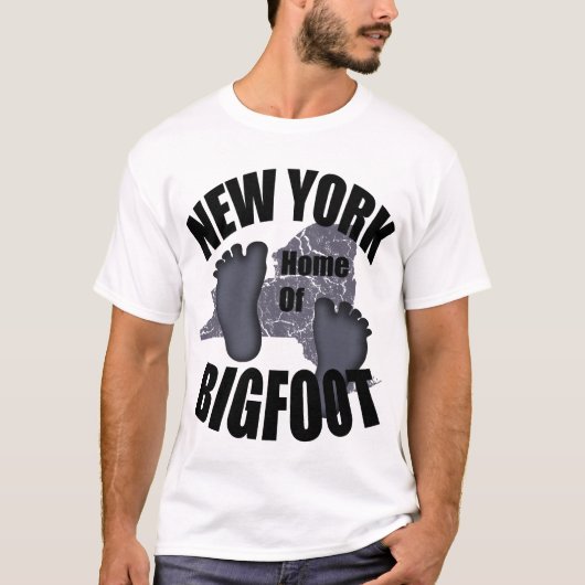 New York Zuhause von Bigfoot T - Shirt (Vorderseite)
