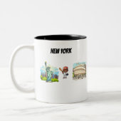 New York Zweifarbige Tasse (Links)
