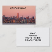 New- YorkAbends-Geschäfts-Karten Visitenkarte (Vorne/Hinten)