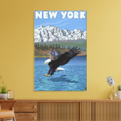 New YorkAdle Fishing Leinwanddruck (Insitu (Wohnzimmer))