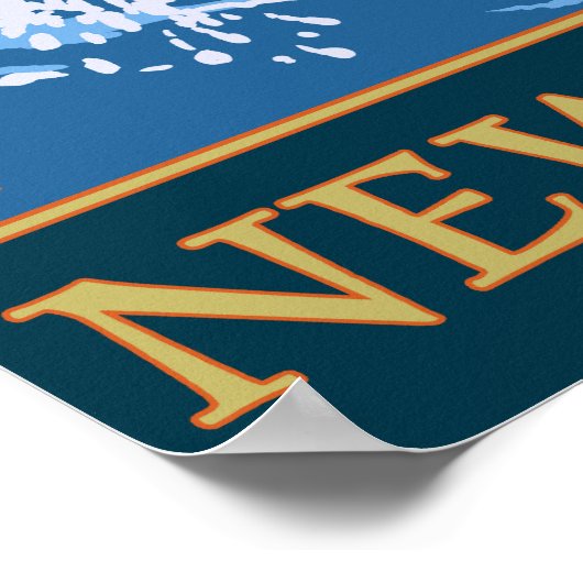 New YorkAngler Fisherman Scene Poster (Ecke)