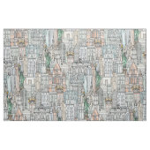 New- YorkAquarell Stoff (Fat Quarter (45,7 x 55,9 cm))