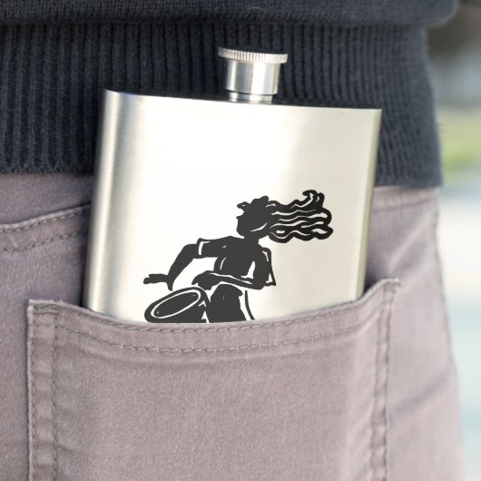 New- YorkBoogie-Nachttrommel-Regenbogen Flachmann (Beispiel)