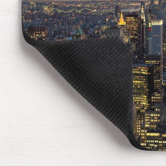 New- Yorkdämmerungs-Skyline Mousepad (Ecke)