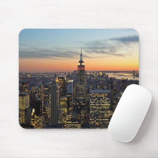New- Yorkdämmerungs-Skyline Mousepad (Mit Mouse)