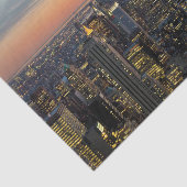 New- Yorkdämmerungs-Skyline Seidenpapier (Ausschnitt)