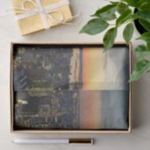 New- Yorkdämmerungs-Skyline Seidenpapier (Geschenk)