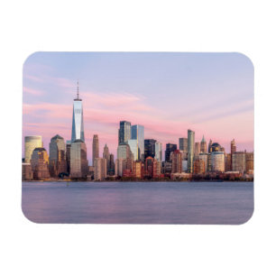 New Yorker Abend Skyline Magnet
