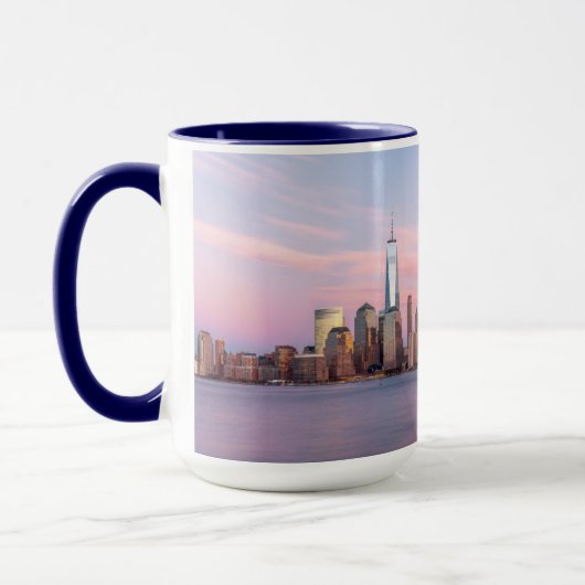New Yorker Abend Skyline Tasse (Links)