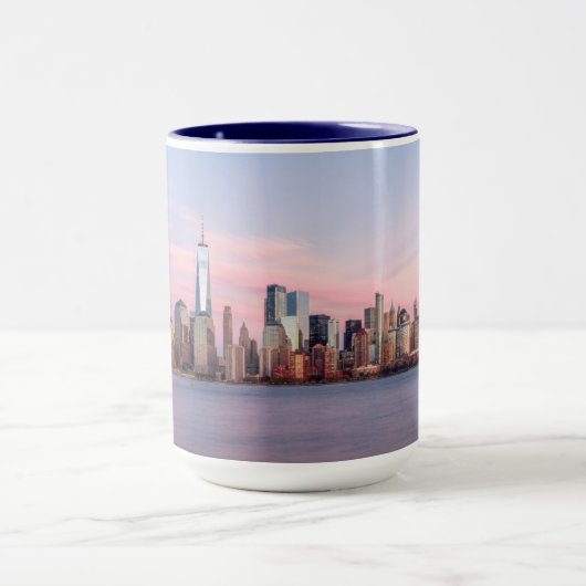 New Yorker Abend Skyline Tasse (Zentrum)
