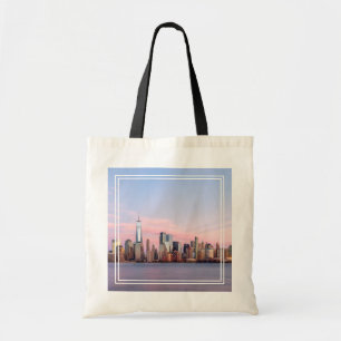 New Yorker Abend Skyline Tragetasche