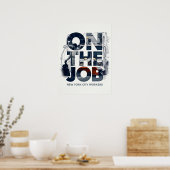 New Yorker Arbeiter bei der Arbeit Poster (Küche)