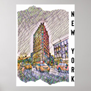 New Yorker Ästhetik-Mosaik-Kunst        Poster