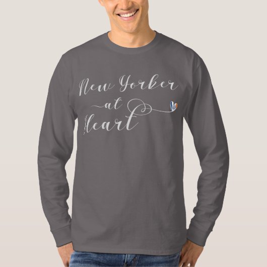 New Yorker at Heart, New York NYC T-Shirt (Vorderseite)