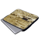 New Yorker Baukran in den 1920er Jahren im Nordwes Laptopschutzhülle (Vorne Knopf)