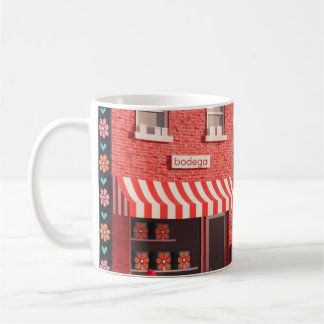 New Yorker Bodega-Taxi-Illustrationsposter Kaffeetasse