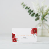 New Yorker Bostoner Halle Visitenkarte (Stehend Vorderseite)