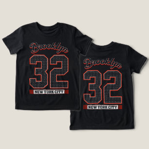 New Yorker Brooklyn Athletik Typografie Grafikdesi Tri-Blend Shirt