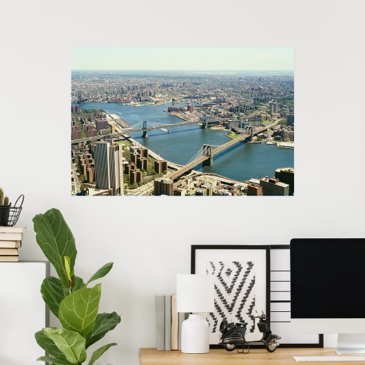 New Yorker Brücken Poster (Heimbüro)