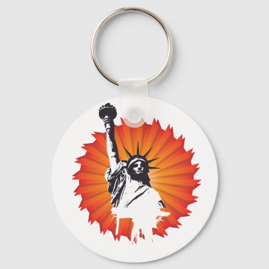 New Yorker City-Schlüsselketten Schlüsselanhänger (Vorderseite)