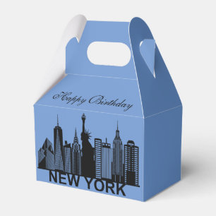 New Yorker City Silhouette Geschenkschachtel
