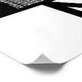 New Yorker City Silhouette Poster (Ecke)