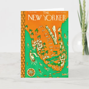 New Yorker Cover Februar 1926 Note Card Dankeskarte