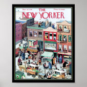 New Yorker Cover of Daily Life in New York Poster (Vorne)