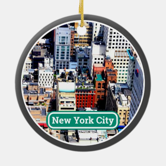 New Yorker Dekorationsgegenstand Ornament (Hinten)