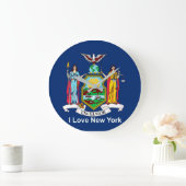 New Yorker Fahne für die große Wall-Clock Große Wanduhr (Zuhause)