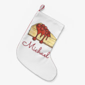 New Yorker Feinschmecker NYC Cherry Cheesecake Sli Kleiner Weihnachtsstrumpf (Vorderansicht (hängend))