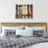 New Yorker Fenster im Winter (von Childe Hassam) Leinwanddruck (Insitu (Schlafzimmer))