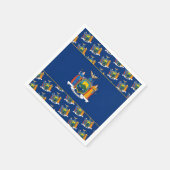 New Yorker Flag, Flag of New York Serviette (Ecke)