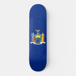New Yorker Flagge, Der Empire State, Amerikanische Skateboard