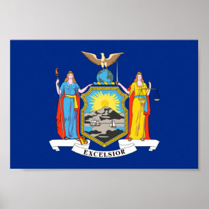 New Yorker Flagge Poster