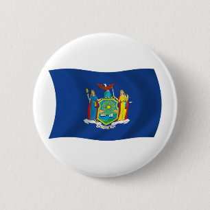 New Yorker Flaggen-Button Button