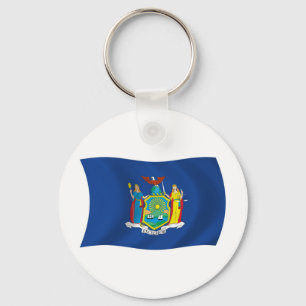 New Yorker Flaggenanhänger Schlüsselanhänger