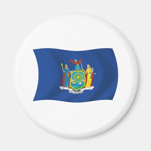 New Yorker Flaggenmagnet Magnet (Vorne)