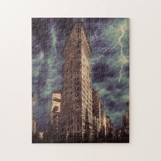 New Yorker Flatiron Building. Puzzle (Vertikal)