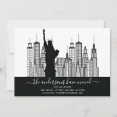 New Yorker Freiheitsstatue Einladung (Vorderseite)