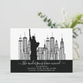 New Yorker Freiheitsstatue Einladung (Stehend Vorderseite)